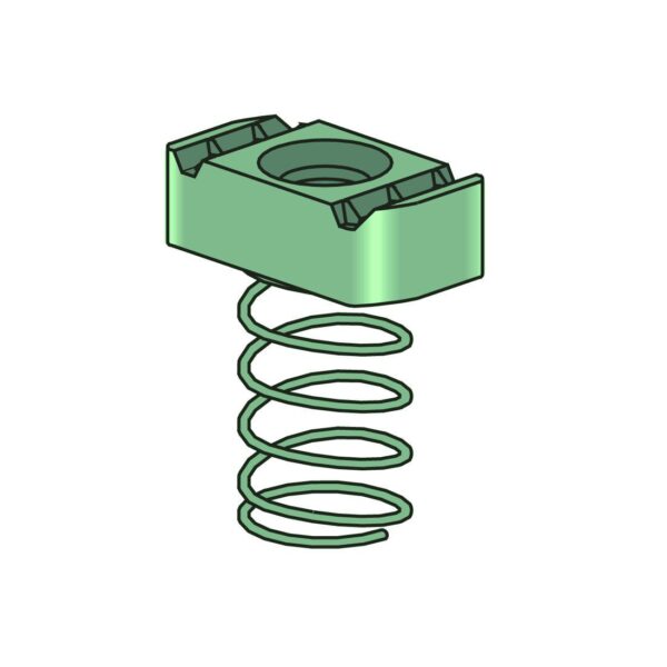 Tuercas Con Resorte de 1/4”, 3/8” y 1/2” UNISTRUT - Mabelec